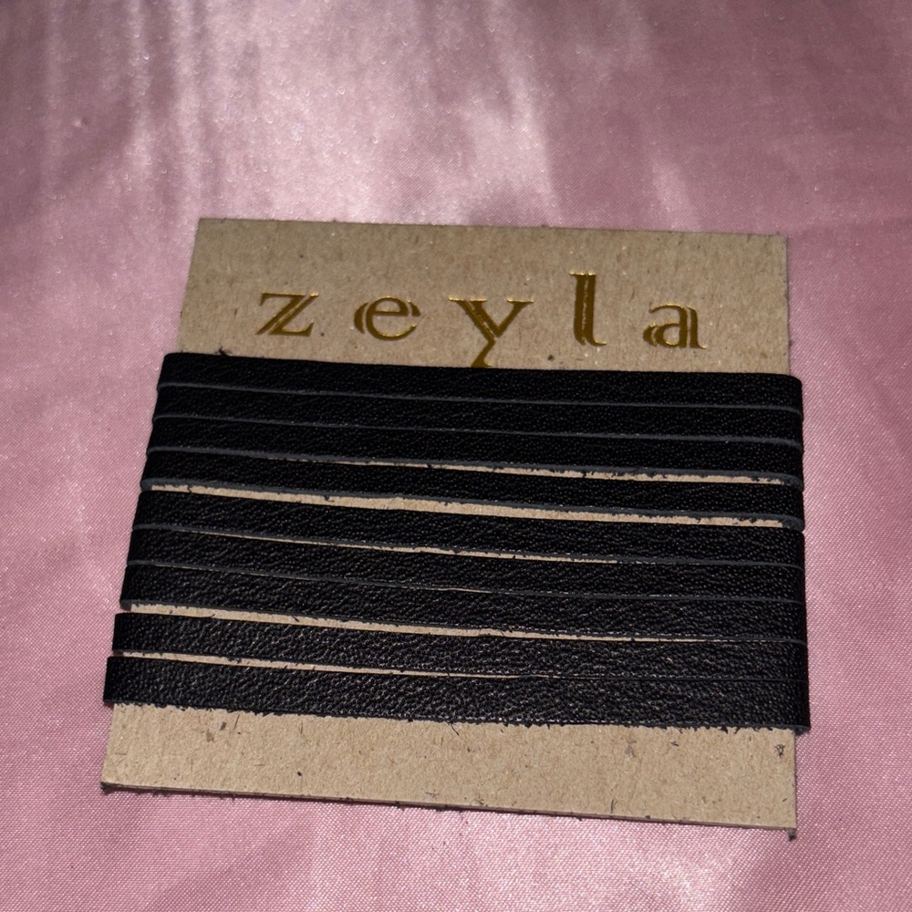 Black Leather Wrap Bracelet
